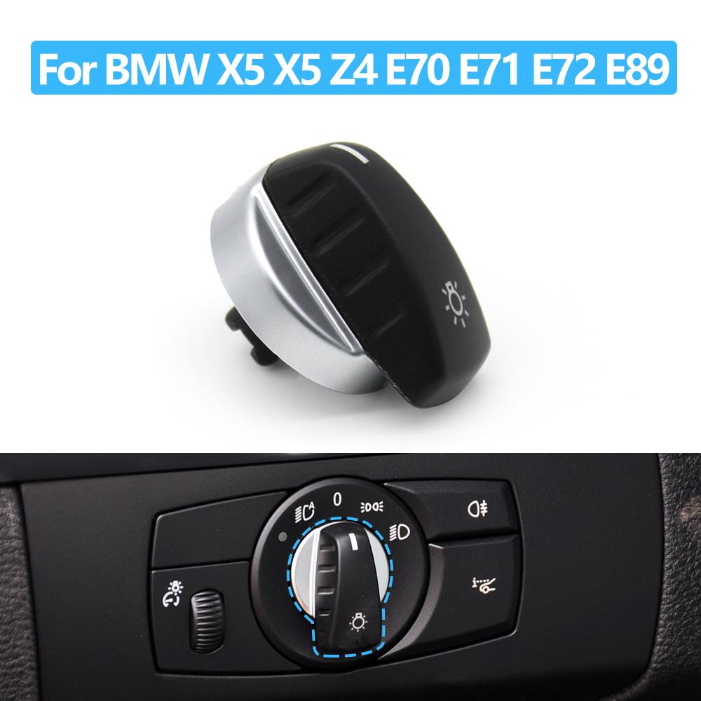 Car Head Lamp Headlight Rotary Switch Knob Button For BMW X5 X6 Z4 E70 E71 E72 E89 2007-2013