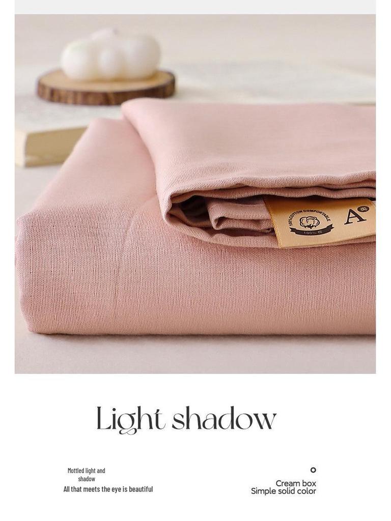 Princess Style 100% Cotton Double-Layer Gauze 4-Piece Bedding Set - Skin-Friendly and Baby-Safe