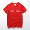 Techno Slogan Print Tshirt Periodic Table Graphic Design Music Tee House Top Summer Fashion Streetwear Camiseta Masculina