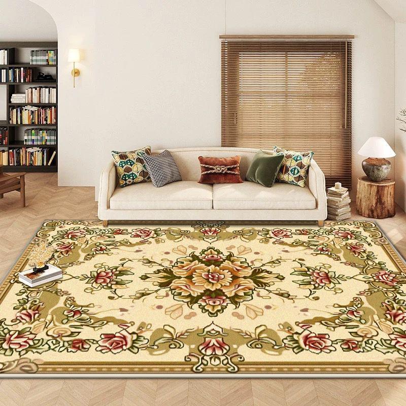 Богемный Ретро Ковер для Гостиной Американский Стиль Декорация Дома Легкая Чистка Моющийся Коврик Ковер для Спальни Гардеробной Входной Дверной Коврик