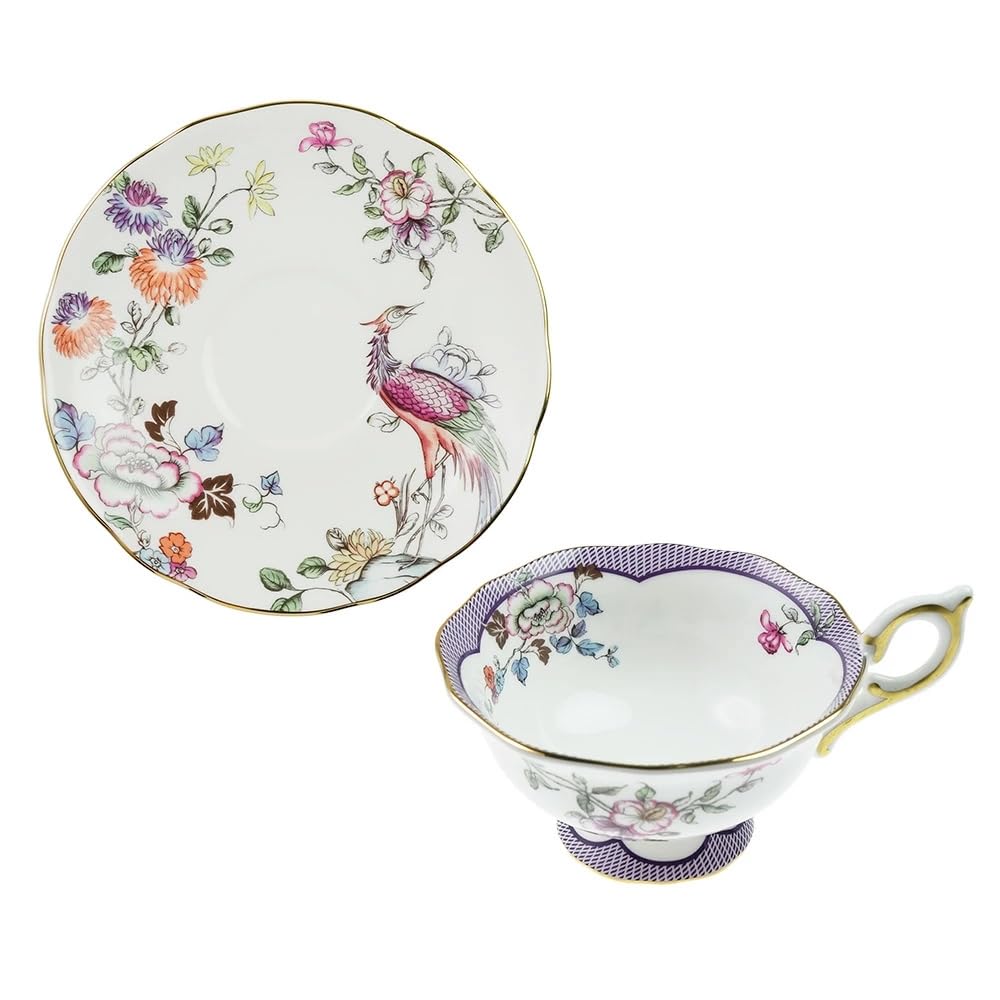 Wedgwood Wanderlust Чашка для чая с блюдцем Fortune и