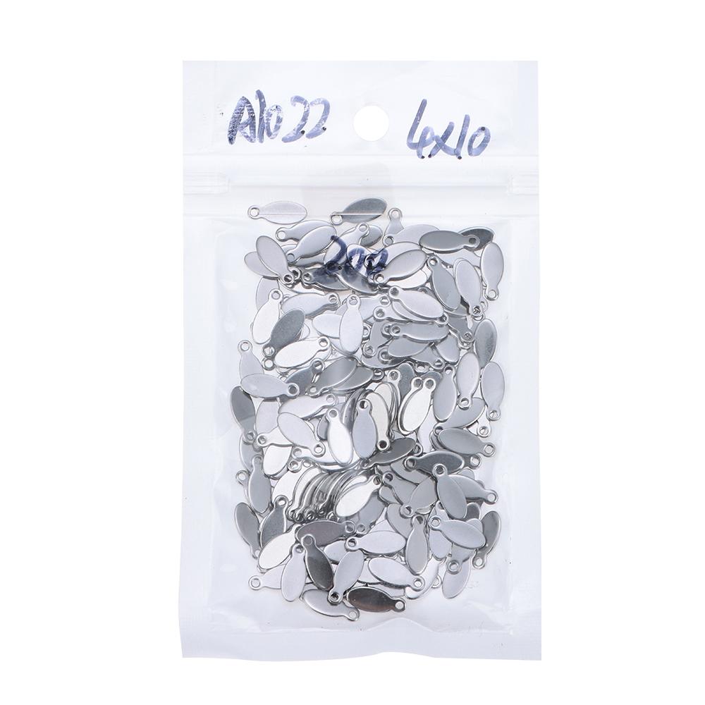 Пустые бирки из нержавеющей стали Овальные Овальные подвески Изготовление ювелирных изделий Штамповочные бирки Изготовление ювелирных изделий своими руками