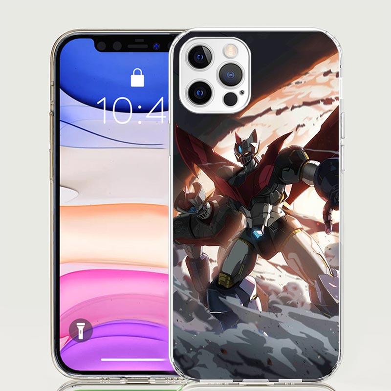 Чехол для телефона Manga Mazinger Z Anime для iphone 17 Air 16 15 14 13 Mini 12 11 Pro Max 16E 7 Plus 8 + SE 2020 Тренд Funda 16 1