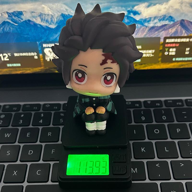 Anime Kamado Tanjirou Kamado Nezuko Action Character Model Toy Series Doll Birthday/Christmas Gift Acg Toy Gifts