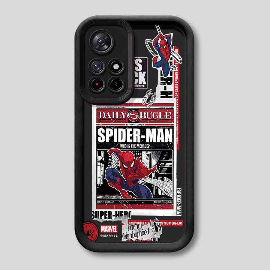 Мягкий чехол Marvel Человек-Паук для Redmi Note 11s 12s 13 14 Pro Plus 10 11 12 Pro