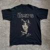 Редкая футболка с Джимом Моррисоном, футболка The Doors, Унисекс черная футболка, Размер S-5XL Унисекс футболка