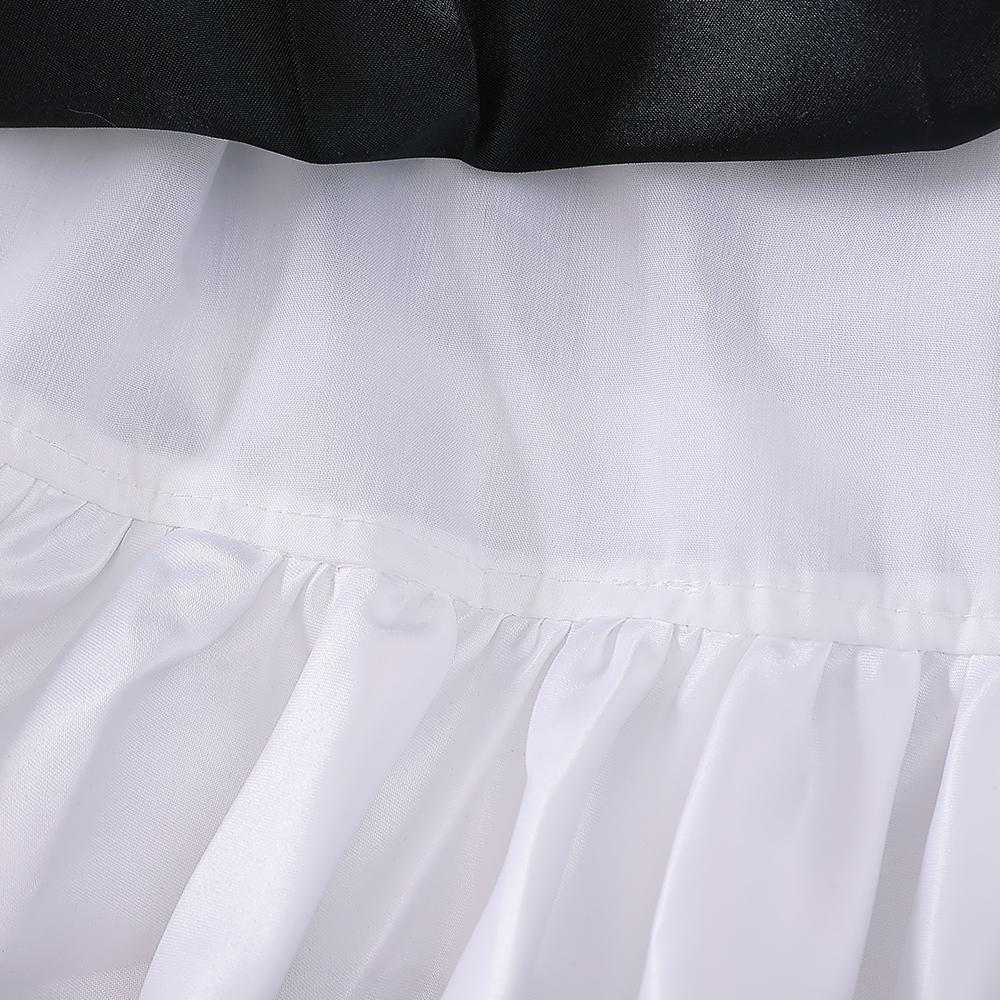 Черный костюм для косплея для девочек с повязкой на голову, платье горничной в стиле Лолиты, винтажные наряды, платье в стиле аниме для девочек на Хэллоуин, платье с длинными рукавами