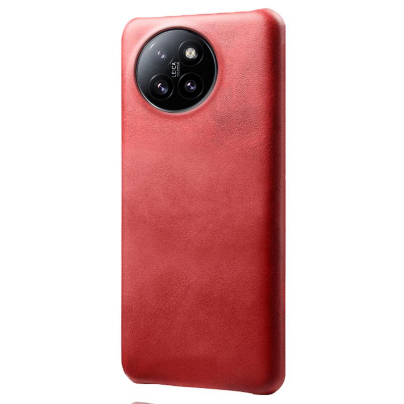 Для Xiaomi Civi 4 Pro 5G/14 Civi 5G Чехол Покрытый кожей Жесткий ПК Текстура телячьей кожи Противоударный Чехол для телефона