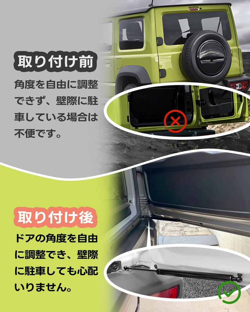 Амортизатор задней двери PHIZTO для Jimny 2025 года Бесконечно Задняя дверь Оригинальная замена Дверной гидравлический амортизатор с дверью Идеально подходит для улицы и города