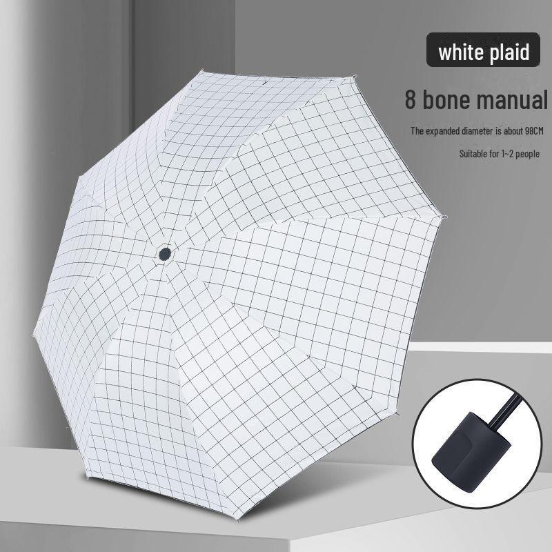 Корейский автоматический складной зонт двойного назначения для студенток — защита от солнца и дождя, устойчивость к УФ-излучению, большой размер.