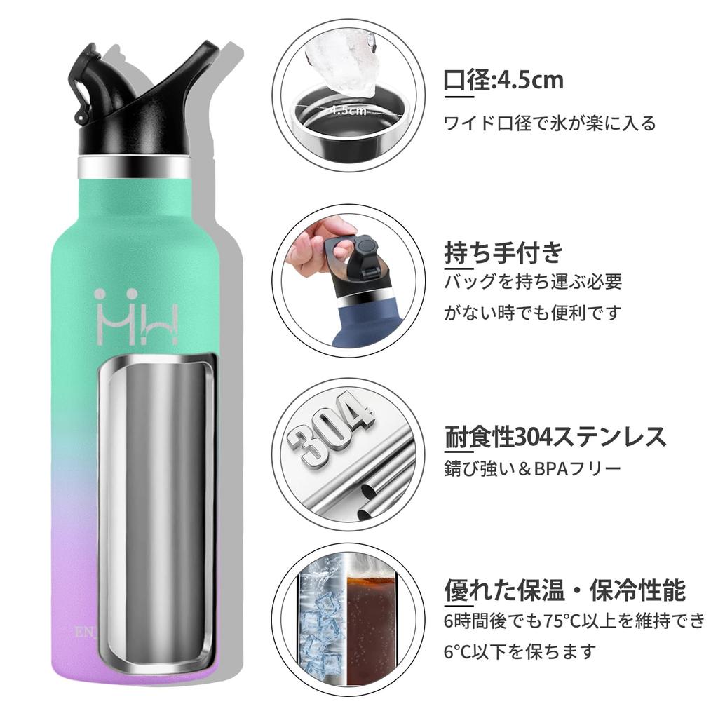 750ml Water Keeps Cold or Hot Suitable for Carbonated Easy To Easy To Comes with Cloth Highly Vacuum Insulated Stainless Steel Suitable for and