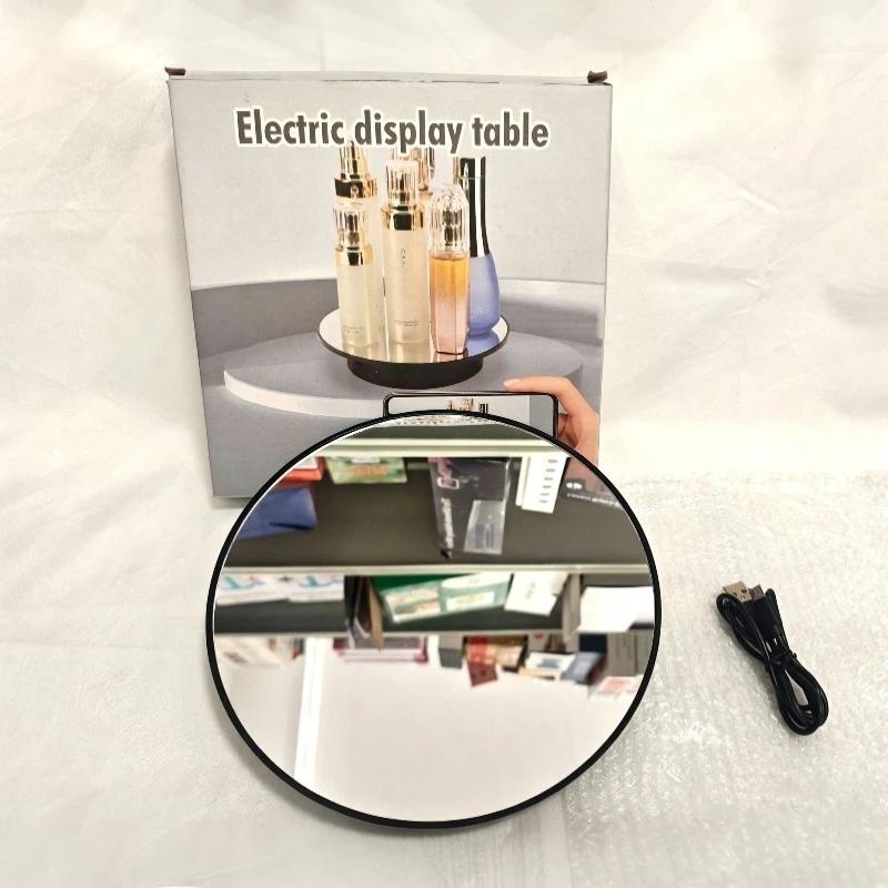 USB Powered 360° Rotating Motorized Display Stand for Jewelry Product Photography Handmade Crafts Shooting
