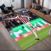 Said El Mala Flannel Printed Carpet, Home Sofa Decoration for Living Room & Bedroom, Non‑Slip Play Flannel Floor Mat for Game Room