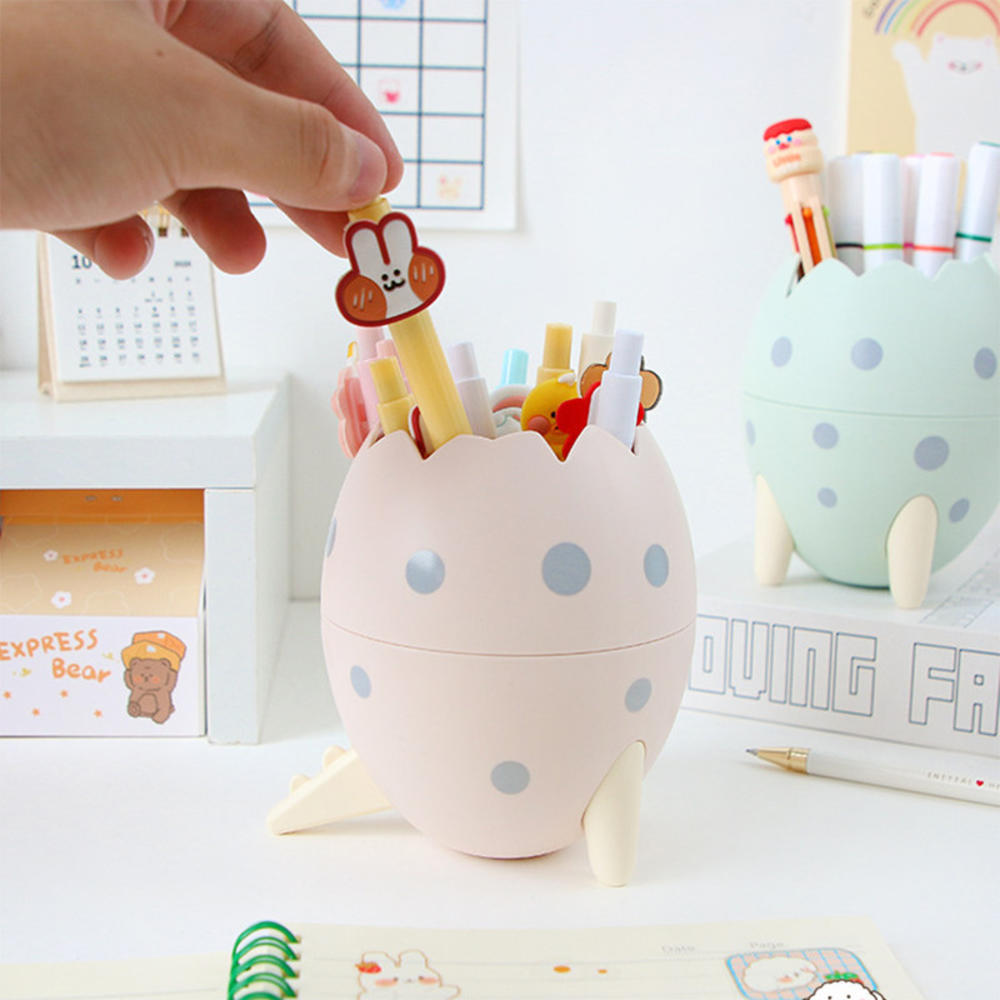 Оригинальность, новинка, милый динозавр, яйцо, ручка, контейнер, офисный органайзер, пластиковый горшок для карандашей, контейнер для канцелярских принадлежностей, детский подарок