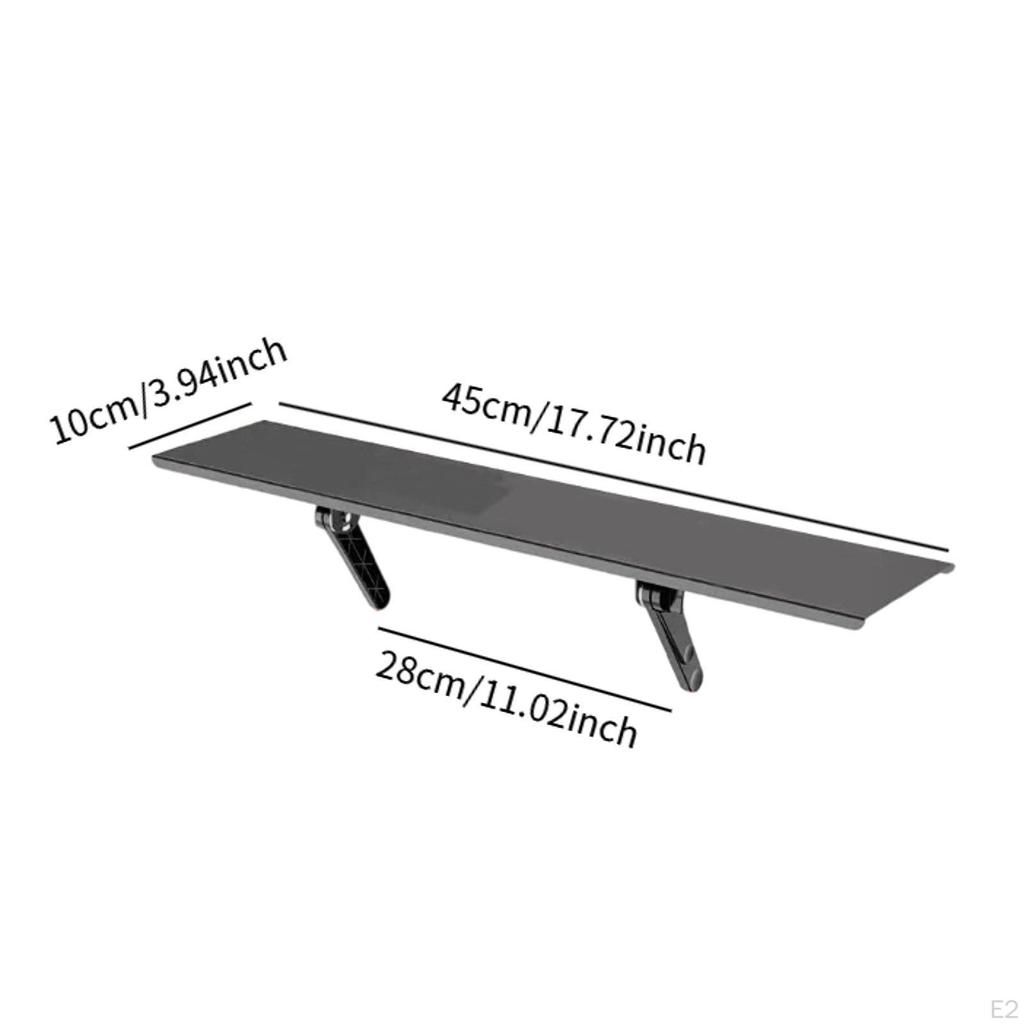 Adjustable Screen Mount Organizer TV Top Shelf Computer Mounting Bracket for Cable Box Game