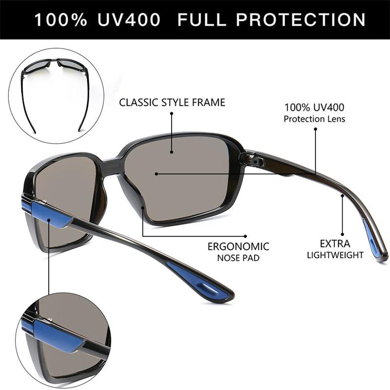 Мужские и женские спортивные поляризованные солнцезащитные очки UV400 с защитой от бликов для вождения, рыбалки, велоспорта, солнцезащитные очки для активного отдыха