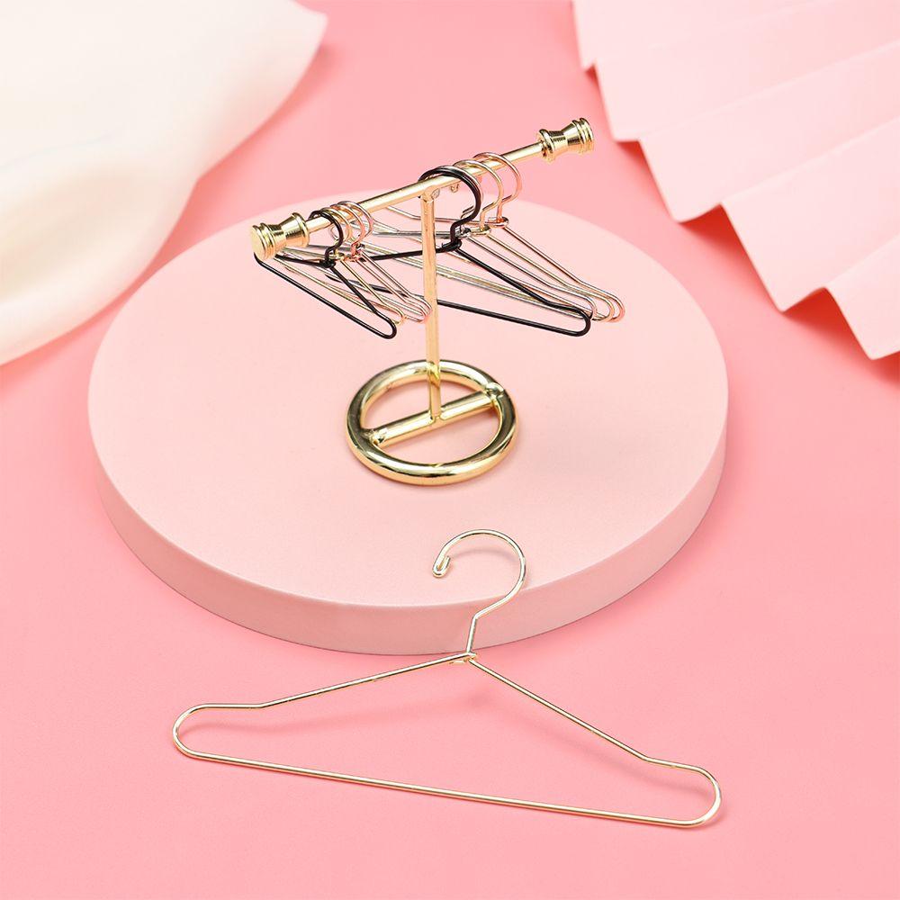 10pcs High Quality Cute 1/6 Doll Doll Accessories Mini Hangers Dress Clothes Hanging Metal
