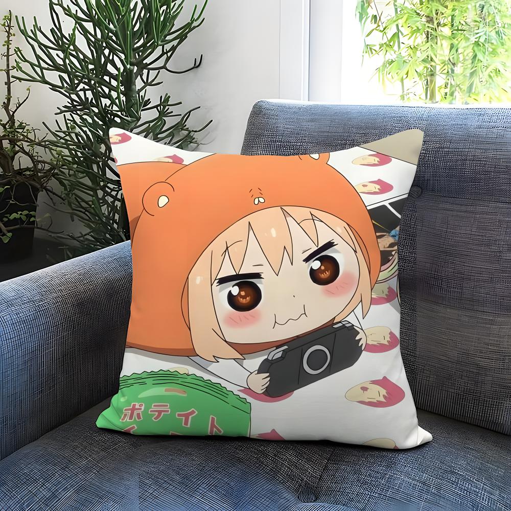 H-HHimouto! Чехол для подушки Umaru-chanSS Удобный двусторонний чехол для подушки Идеально подходит для автомобиля, дивана, спальни и не только