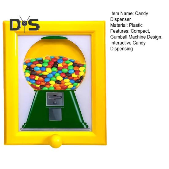 Диспенсер для конфет Мини-машина для жевательной резинки в рамке для детей и взрослых Настольный диспенсер для конфет, орехов, лакомств для собак и кошек