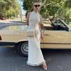 Knit Tassel Sleeveless Dress For Women Slim High Waist Casual Streetwear Ladies Knitwear Summer 2023 Holiday Beach Dress