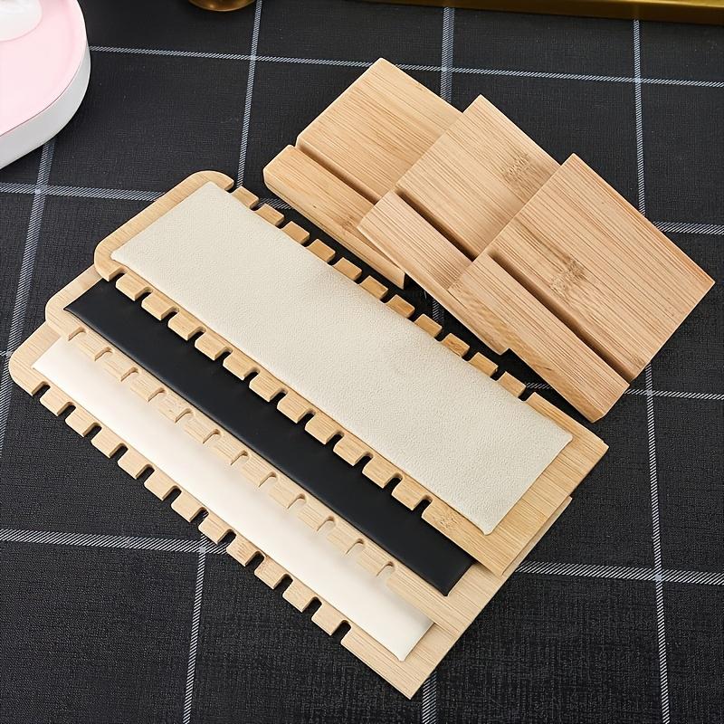 1 шт. Держатель для ожерелий Экологичный Органайзер для украшений Минималистичная Деревянная Подставка для демонстрации ювелирных изделий Прочная 10x10x27см