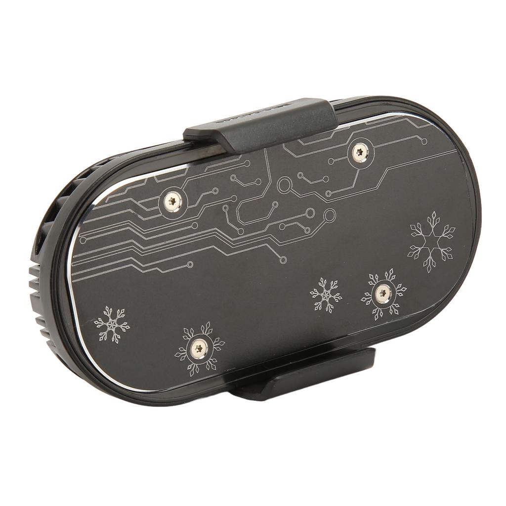 Cell Phone Cooler Semiconductor Cooling Silent Phone Radiator with Dual Fan Fast Cooling for Gaming Livestreaming Black