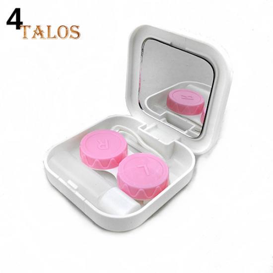 Держатель для хранения Зеркальная коробка Портативный футляр для контактных линз Контейнер Дорожный набор