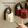 MDNG Suction Cup Toothbrush Holder with Mouthwash Cup
