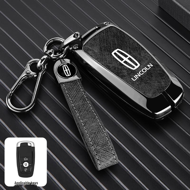 Lincoln Adventure Key Case: Fits Navigator, Aviator, MKZ, Continental, MKC, MKX Models