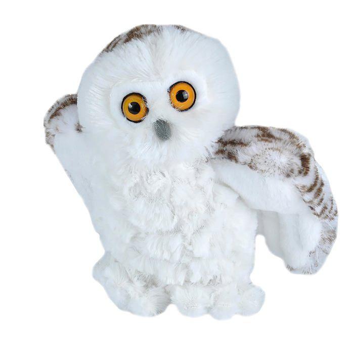 Peluche harfang des neiges - wild republic - 20 cm - blanc