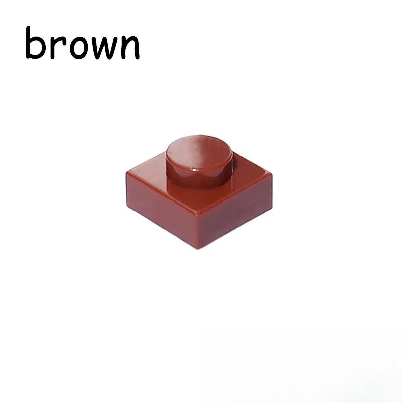 3024 1x1 Dot 1*1 Thin Plate MOC Assemble Particles DO IT YOURSELF 250/500PCS Construction Bricks Figures Blocks Learning Creativity Toy