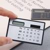 Stationery Solar Powered Calculator Credit Card Calculator Mini Calculator Pocket Calculator