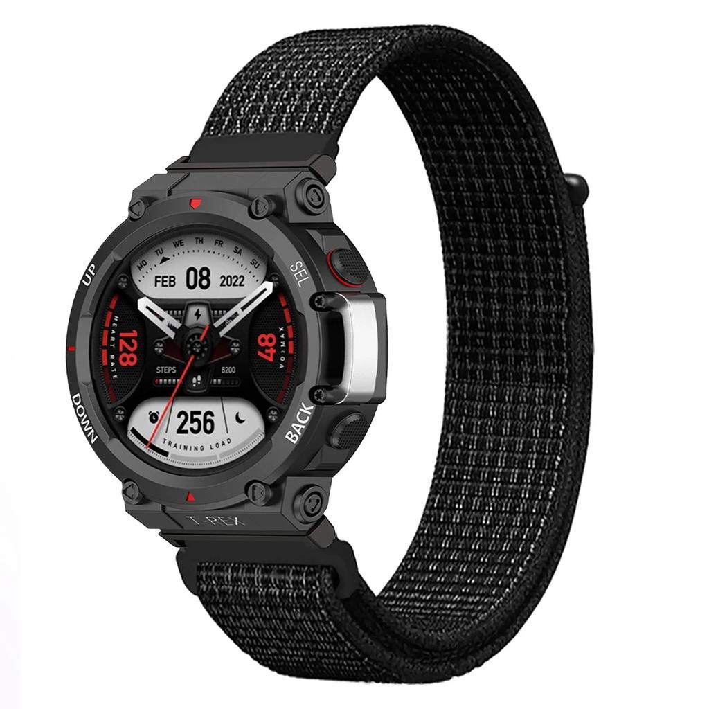 Нейлоновый ремешок-петля для умных часов Huami Amazfit T-REX 3/2, женский/мужской браслет для Amazfit T-Rex/T-Rex Pro, ремешок на запястье Correa