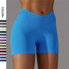 High Waist Yoga Shorts Woman Gym Tights Fitness Elastic Breathable Hip Lifting Sports Shorts