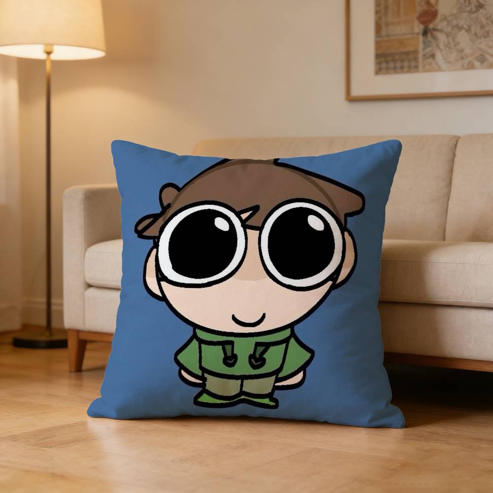 Creative Eddsworld Pillow Case For Sofa Living Room Home Office Decor Protective Cover