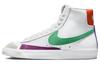 Кроссовки Blazer Mid 77 Vintage Белый Зеленый Фуксия Женские CZ1055-123
