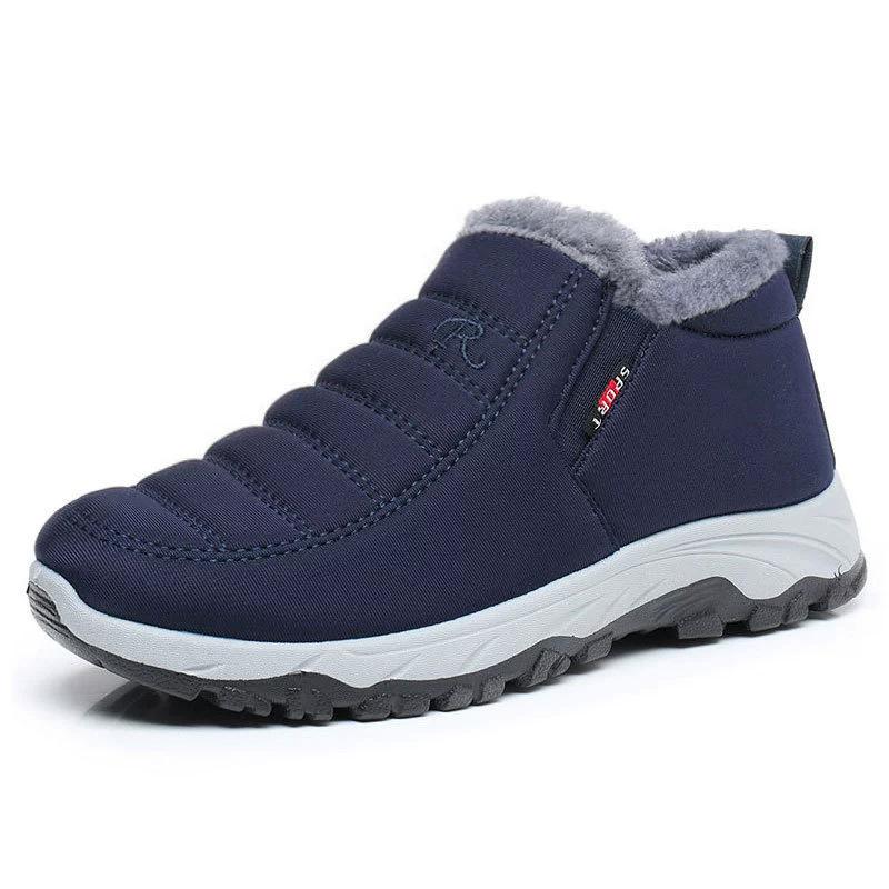 Shoes Women'S Suede Snow Boots For Winter Warmth Waterproof Sliding Boots For Warmth Outdoor Short Boots