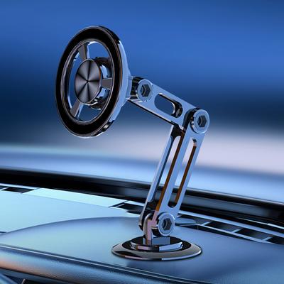 Сильный магнитный автомобильный держатель для телефона, поворот на 720°, настольный держатель для мобильного телефона, вентиляционное автомобильное магнитное крепление, кронштейн