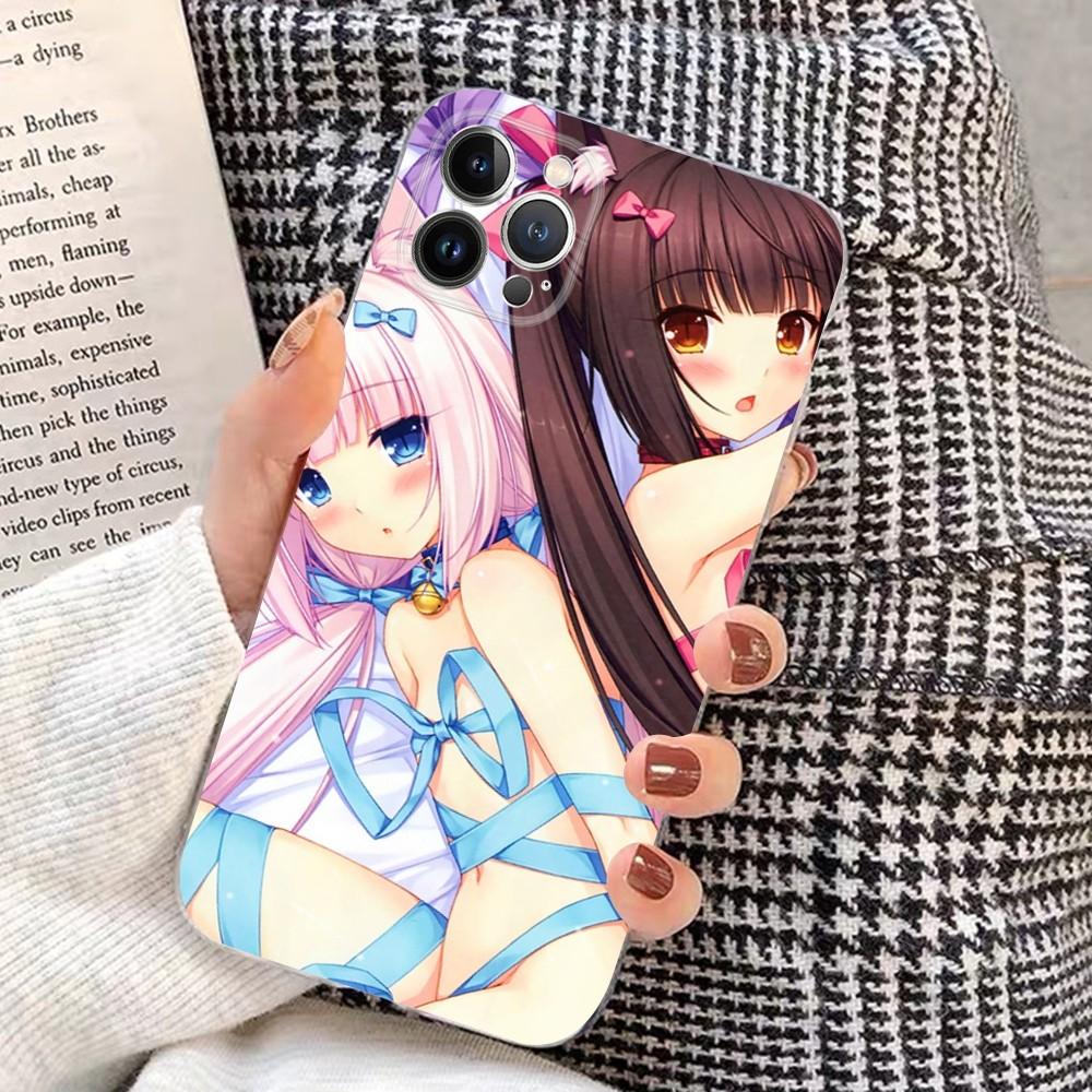 Чехол для телефона Nekopara для iPhone 15 8 7 6 6S Plus X SE 2020 XR XS 14 11 12 13 Mini Pro Max Мобильный чехол