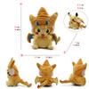 Костюм Eevee Пикачу Уютные куклы Пикачу Мягкая игрушка Люкарио Мягкая фигурка Плюшевая часть Лакомство, Иллюстрированный 20-30 см