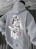 Hunter X Hunter Anime Joker Back Print Hoodie Men Women Gothic Street Style Autumn Pullover Sweatshirt Vintage Harajuku Fleece Daily Top