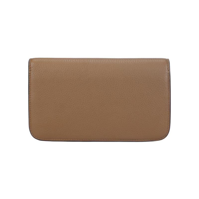 TORY BURCH Brand Logo Cowhide Crossbody Shoulder Bag Women's Maillard Color 141012-909