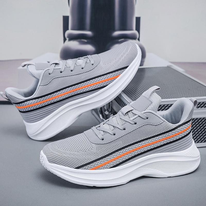 Новые мужские кроссовки для бега Breath Classic Outdoor Sneakers Light Comfort Mesh Shoes со шнуровкой и плоской подошвой Casual Shoes Large Size 39-50
