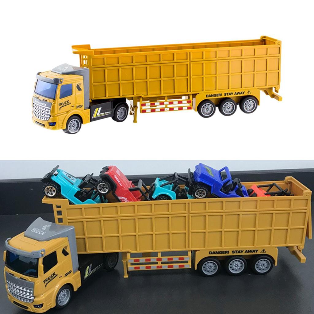 Собранная модель грузовика-перевозчика, универсальный, легко собираемый полуприцеп для транспортировки в помещении