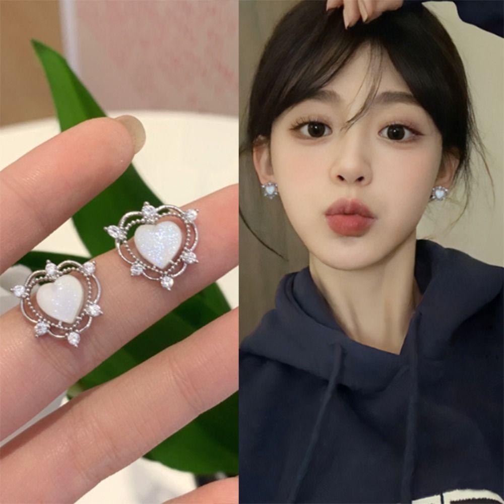 Новые серьги-гвоздики Y2K с цирконом, сплав, кристалл, серьги для личности, модные серьги-бантики, женские