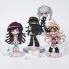 10 см Q-версия Danganronpa Акриловая подставка брелок Нагито Чиаки Кокичи Кёко Аниме Настольный декор Коллекция на день рождения Подарок