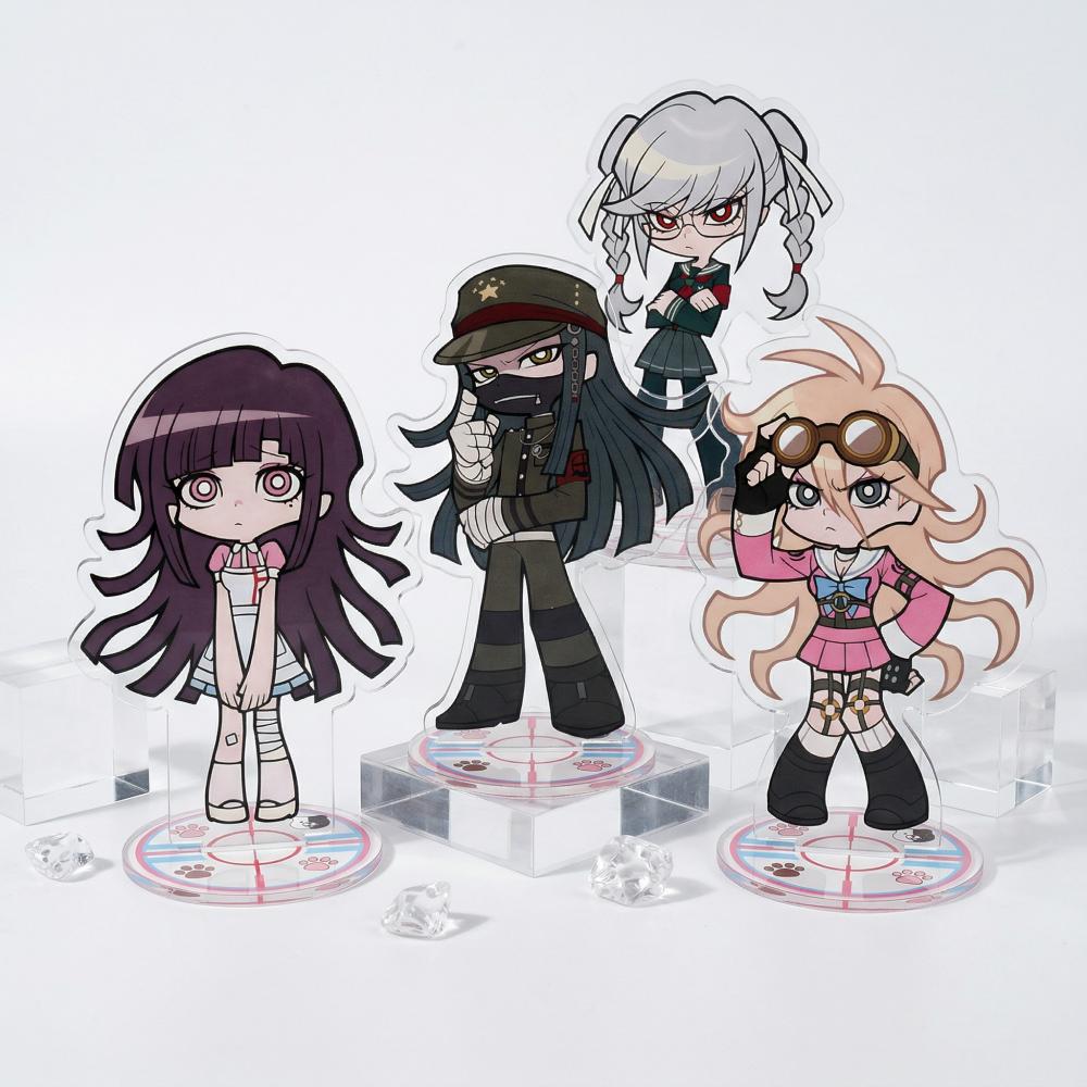 10 см Q-версия Danganronpa Акриловая подставка брелок Нагито Чиаки Кокичи Кёко Аниме Настольный декор Коллекция на день рождения Подарок