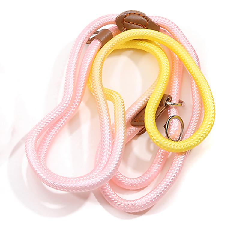 Поводок для бега домашних животных на открытом воздухе, удобная защитная веревка, утолщенный регулируемый поводок для прогулок с собакой, круглый поводок