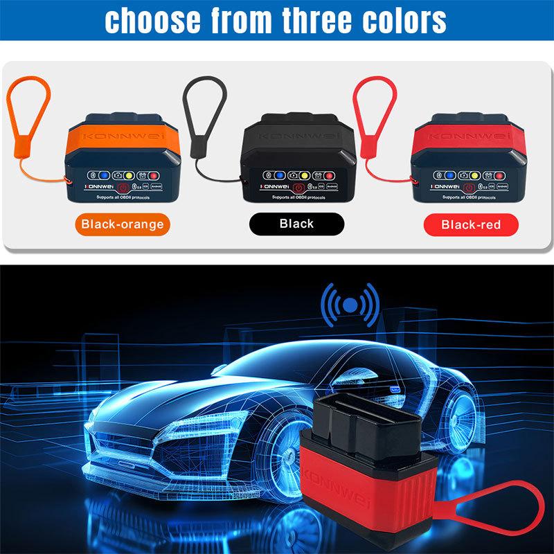 KONNWEI KW905 OBD2 ELM327 V1.5 Bluetooth 5.0 Сканеры Для Android/IOS ELM 327 OBD 2 Автомобильные Диагностические Инструменты Считыватели Кодов