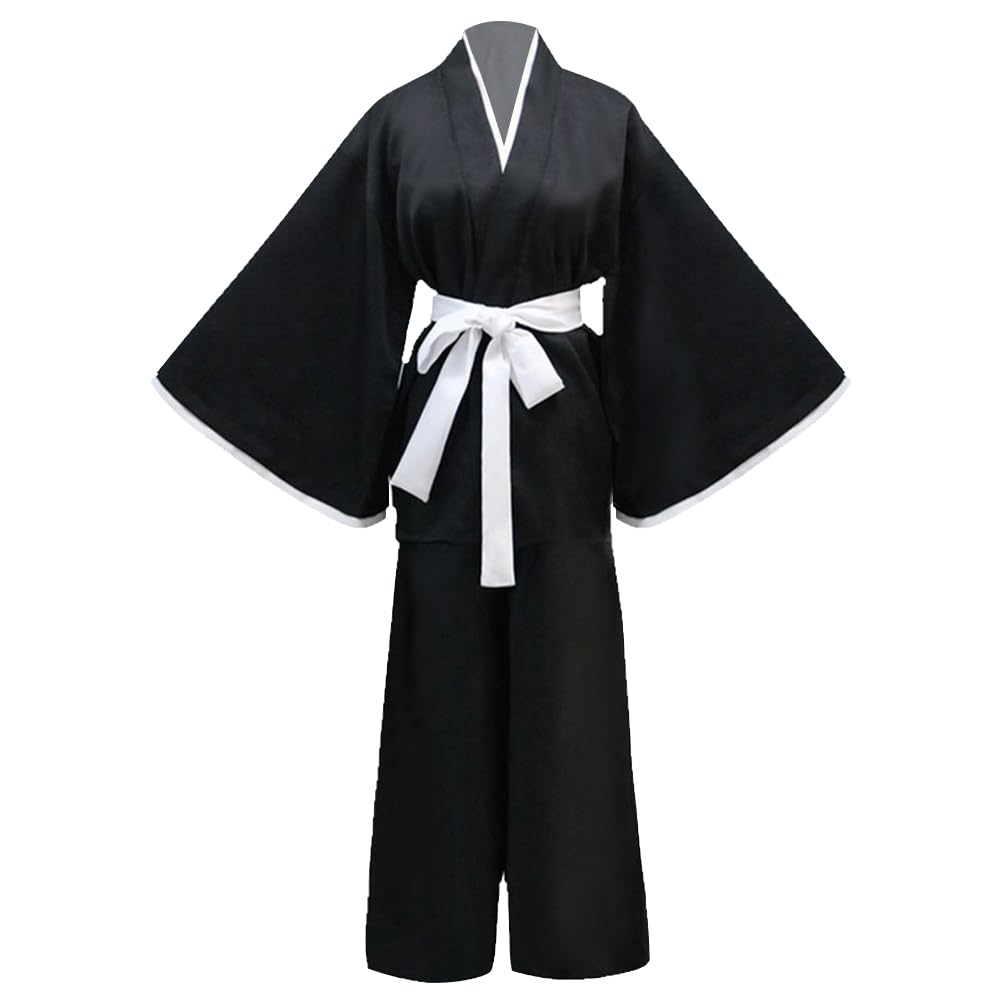 Японская одежда Униформа самурая Хатиман Фуё Период Эдо Традиционный костюм Камеко Рукия Косплей Цветочный принт Цельный кимоно Японская одежда